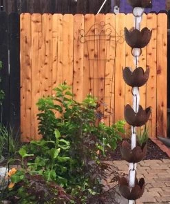 Happy Gardens Lily Cup Rain Chain Rain Chains