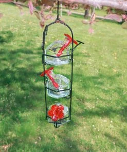 Happy Gardens Lunch Pail Hummingbird Feeder, Clear, 10.5 Oz.