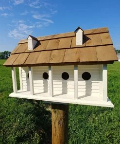 Happy Gardens Martinsburg Manor Purple Martin House Birdhouses/Baths