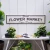 Happy Gardens Garden Signs Metal "Flower Market" Sign