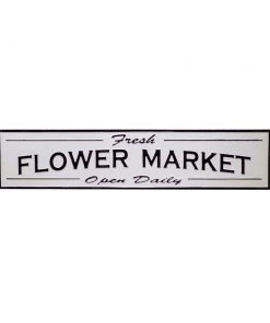 Happy Gardens Garden Signs Metal "Flower Market" Sign