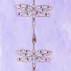 Happy Gardens Multicolor Dragonflies Hanging Ornament Ornaments