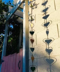 Happy Gardens Multicolor Hearts Ornament