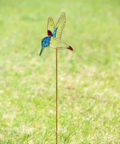 Happy Gardens Multicolor Hummingbird Garden Stake