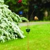 Happy Gardens Multicolor Lily Cup Chimes Garden Stake