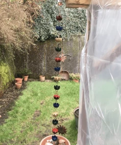 Happy Gardens Multicolor Lily Cup Rain Chain Rain Chains