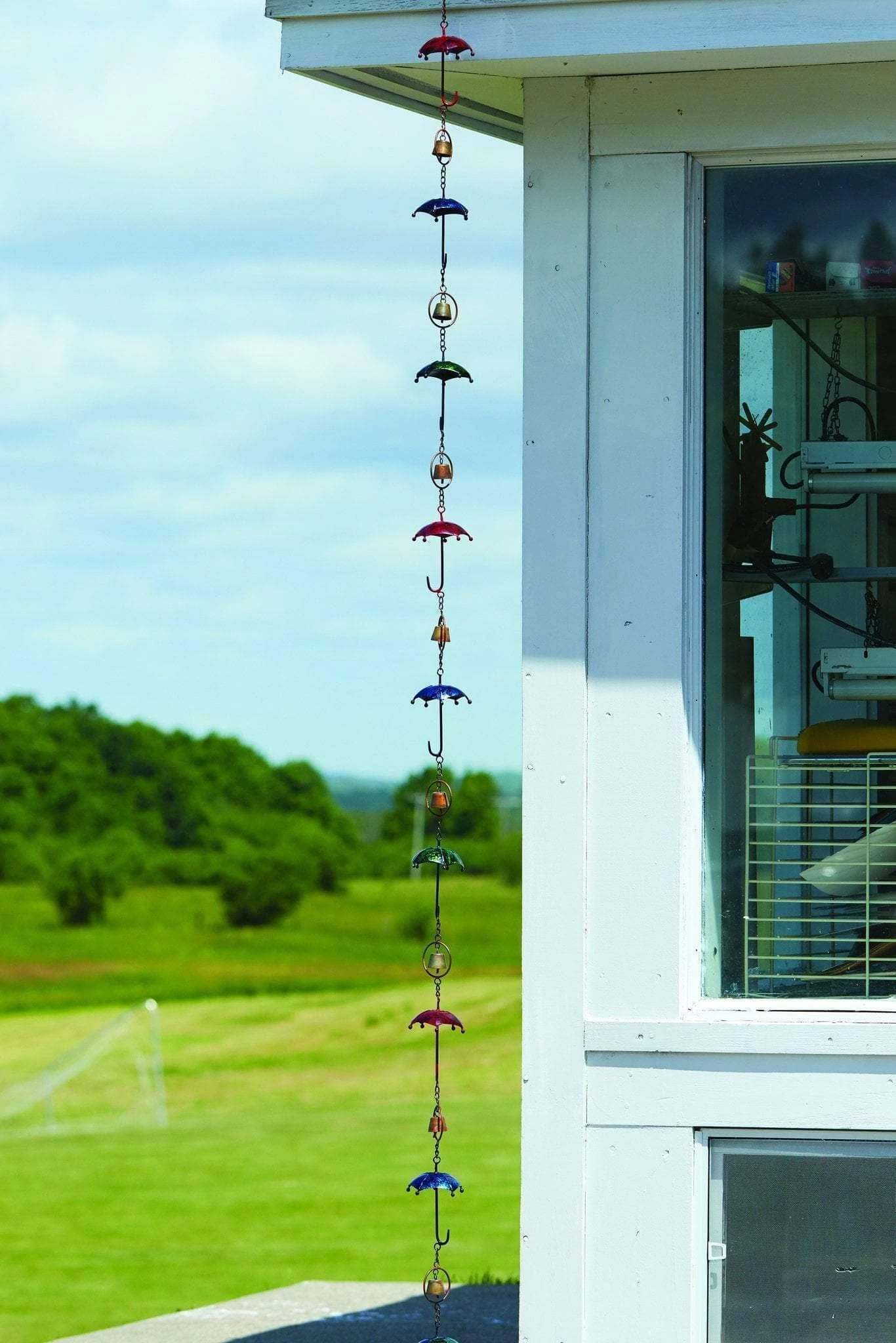 Happy Gardens Multicolor Umbrella Rain Chain 3 Happy Gardens Multicolor Umbrella Rain Chain