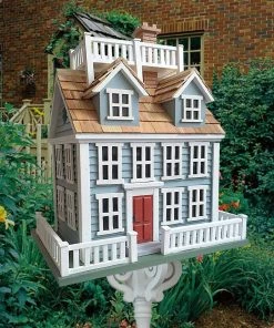 Happy Gardens Nantucket Colonial Bird House Birdhouses/Baths