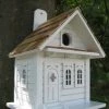 Happy Gardens Birdhouses/Baths New Orleans Bungalow Bird House