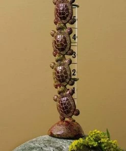 Happy Gardens Garden Stakes & Rain Gauges Old Fashioned Turtle Rain Gauge