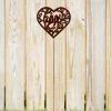 Happy Gardens Garden Stakes & Rain Gauges Open Heart With Birds Ruby Garden Stake