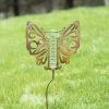 Happy Gardens Openwork Butterfly Rain Gauge Garden Stakes & Rain Gauges