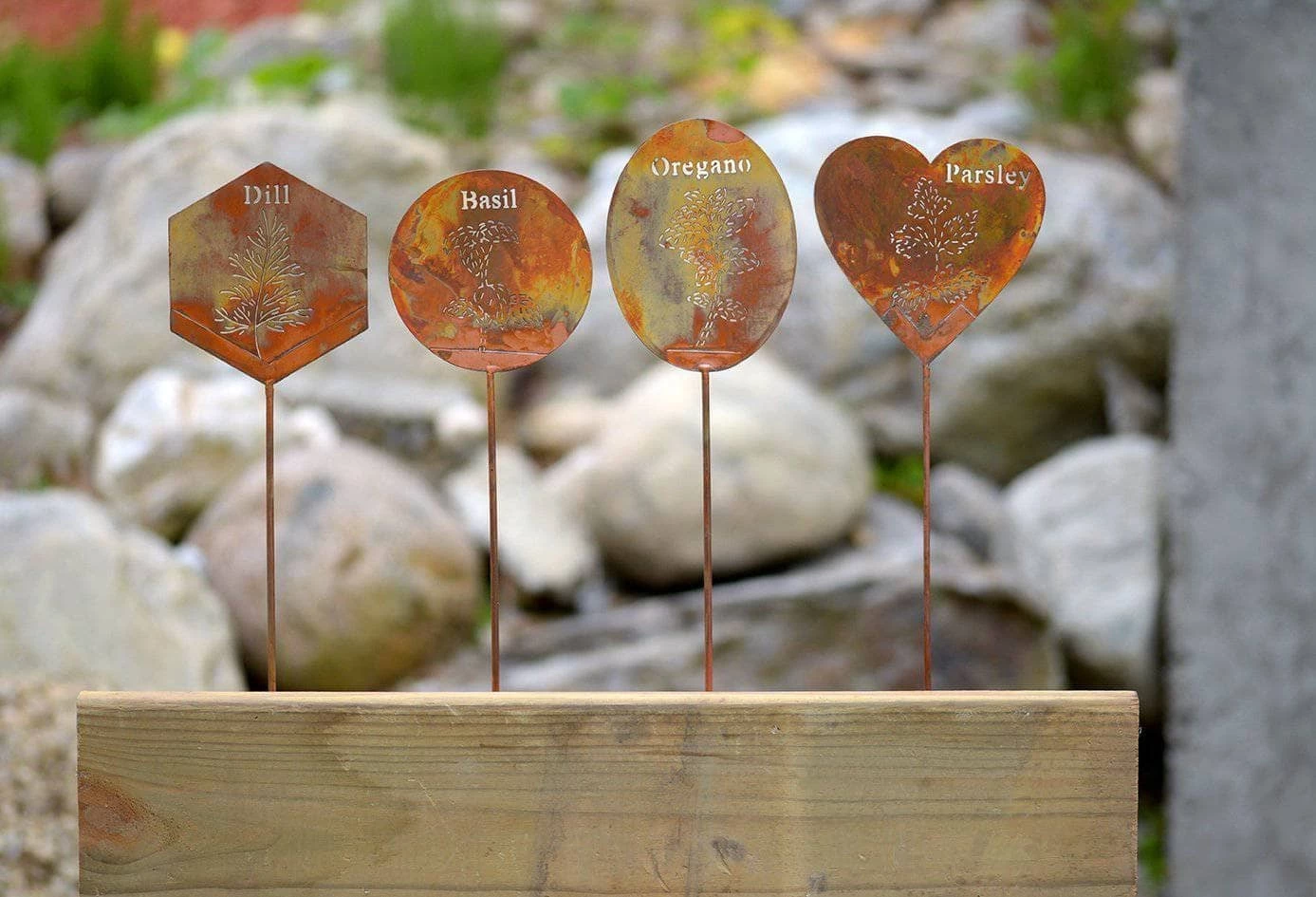 Happy Gardens Garden Stakes & Rain Gauges Oregano Herb Garden Stake 4 Happy Gardens Garden Stakes & Rain Gauges Oregano Herb Garden Stake