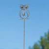 Happy Gardens Owl With Bell Garden Stake 2 Happy Gardens Owl With Bell Garden Stake