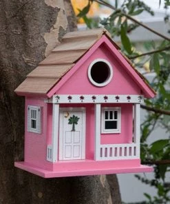 Happy Gardens Palmetto Tree Bird Cottage Birdhouses/Baths