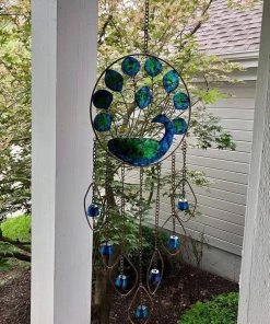 Happy Gardens Peacock Wind Chime