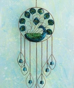Happy Gardens Peacock Wind Chime