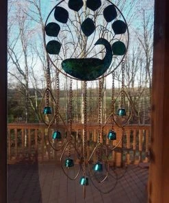 Happy Gardens Peacock Wind Chime 11 Happy Gardens Peacock Wind Chime