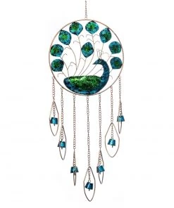 Happy Gardens Peacock Wind Chime 12 Happy Gardens Peacock Wind Chime