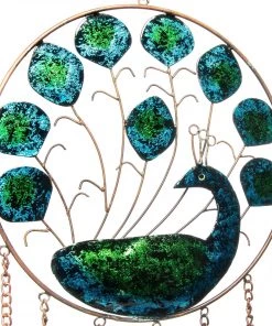 Happy Gardens Peacock Wind Chime 14 Happy Gardens Peacock Wind Chime