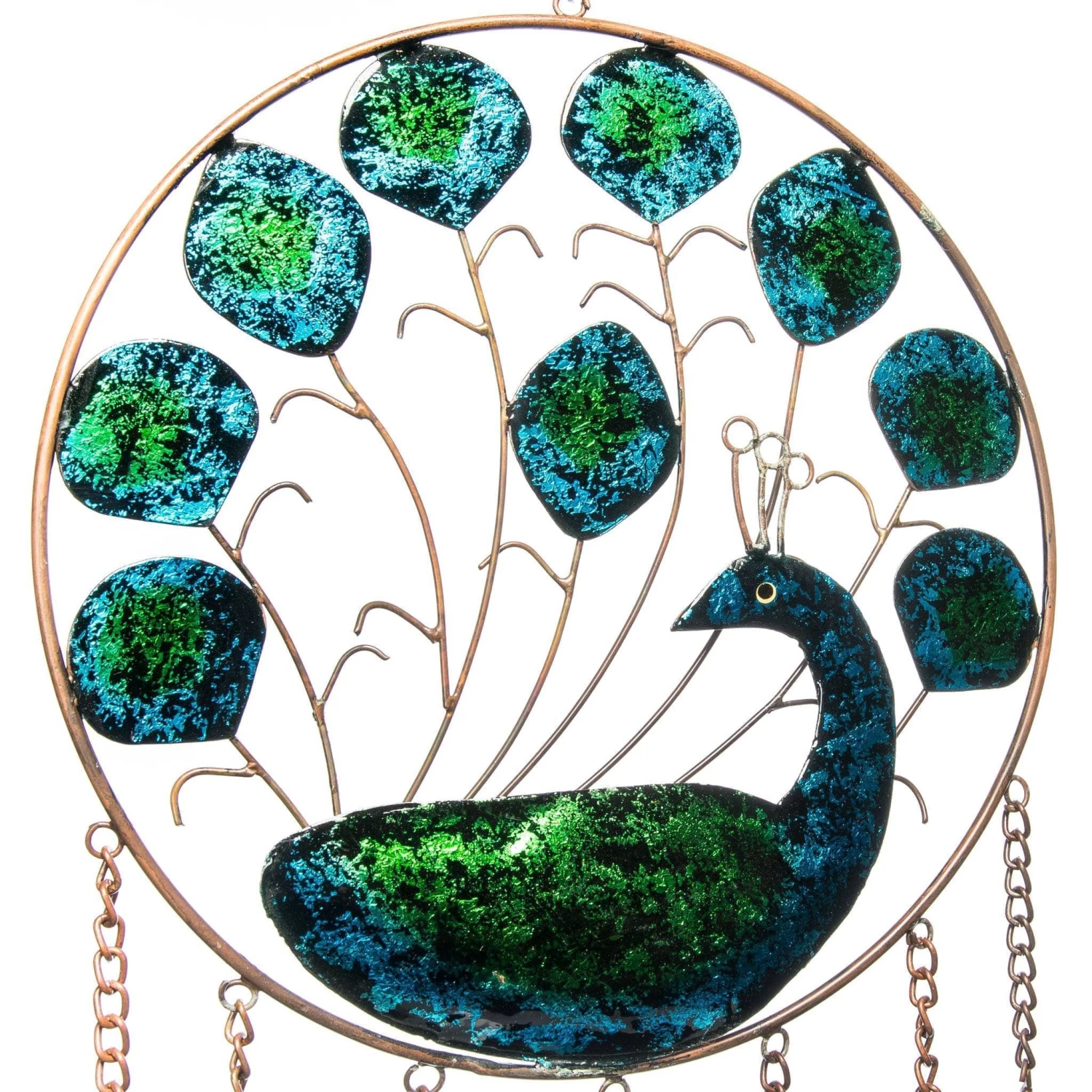 Happy Gardens Peacock Wind Chime 8 Happy Gardens Peacock Wind Chime