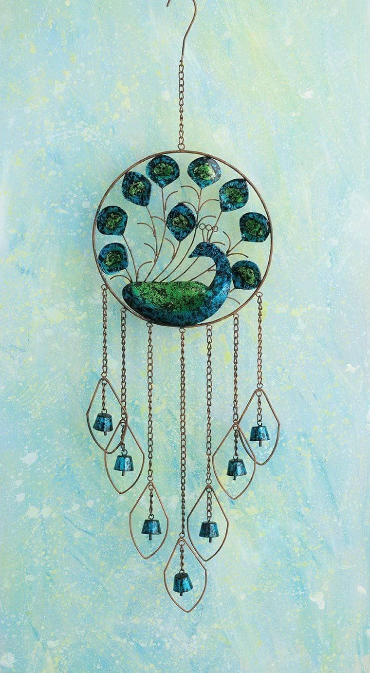 Happy Gardens Peacock Wind Chime 3 Happy Gardens Peacock Wind Chime