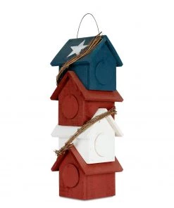 Happy Gardens Piedmont Patriotic Birdhouse Birdhouses/Baths