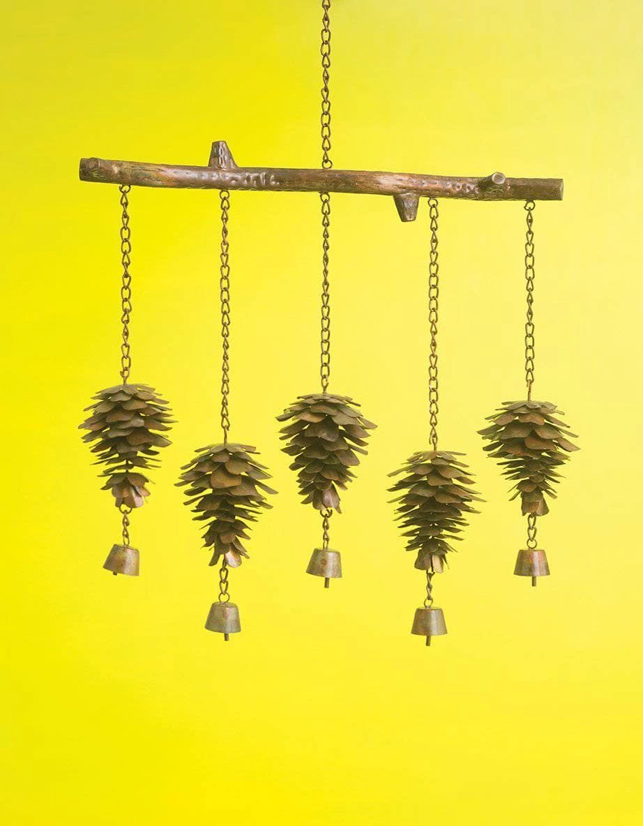 Happy Gardens Pine Cone Wind Chime 3 Happy Gardens Pine Cone Wind Chime