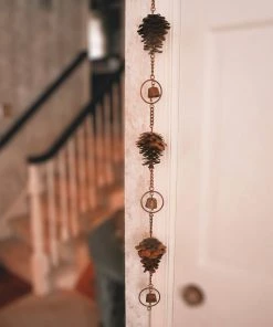 Happy Gardens Pinecones And Bells Hanging Garden Ornament 9 Happy Gardens Pinecones And Bells Hanging Garden Ornament