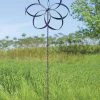 Happy Gardens Wind Spinners Purple Feather Wind Spinner 32"