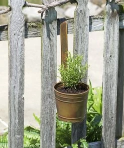 Happy Gardens Railing Planter Pot Flamed New Arrivals