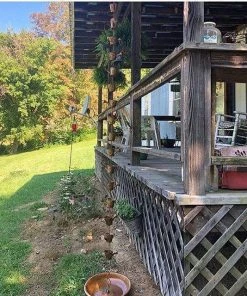 Happy Gardens Rain Chain Receptacle - Flamed Finish