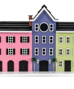 Happy Gardens Birdhouses/Baths Rainbow Row Birdhouse