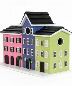 Happy Gardens Birdhouses/Baths Rainbow Row Birdhouse
