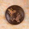 Happy Gardens Raised Frogs Wall Decor Disc