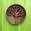Happy Gardens Raised Tree Wall Decor Disc, 24"