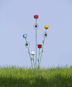 Happy Gardens Roses Multicolor Garden Stake