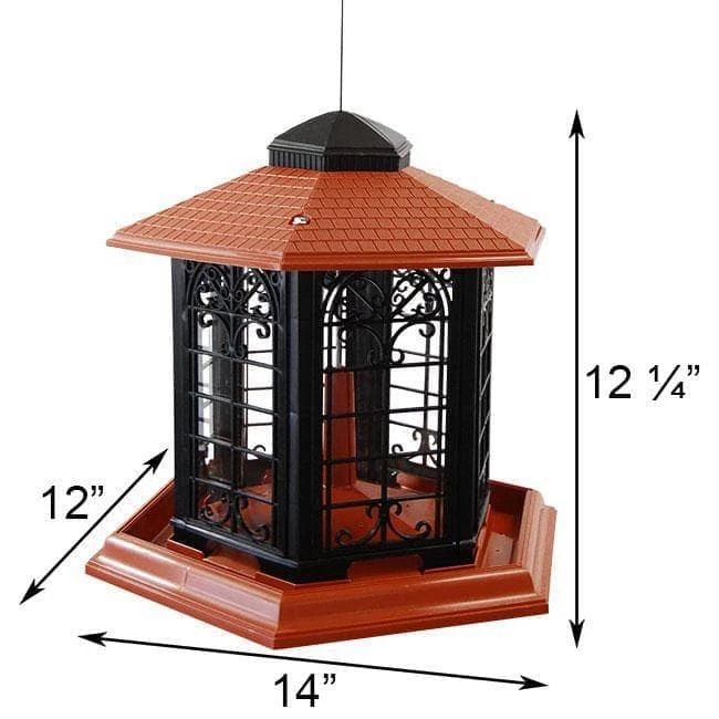 Happy Gardens Rustica Italia Gazebo Bird Feeder Birdhouses/Baths 4 Happy Gardens Rustica Italia Gazebo Bird Feeder Birdhouses/Baths
