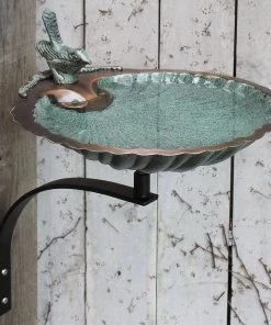 Happy Gardens Scalloped Shell Bird Bath