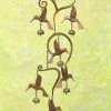 Happy Gardens Scrollwork Hummingbird Wind Chime