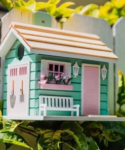 Happy Gardens She Shed Birdhouse V2