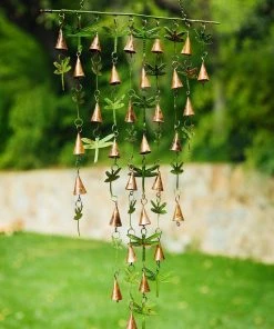 Happy Gardens Shimmering Bells With Dragonflies Mobiles & Wind Chimes