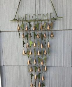 Happy Gardens Shimmering Bells With Hummingbirds Mobiles & Wind Chimes