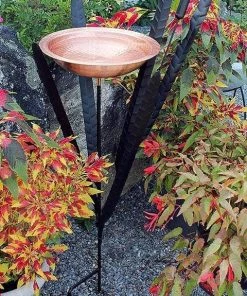 Happy Gardens Single Cattail Bird Bath