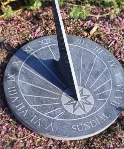 Happy Gardens Slate Sundial Accessories
