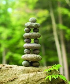 Happy Gardens Small And Large Stone Cairn