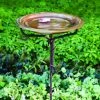 Happy Gardens Solid Copper Bird Bath With Twig Base Birdhouses/Baths 2 Happy Gardens Solid Copper Bird Bath With Twig Base Birdhouses/Baths
