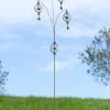 Happy Gardens Garden Stakes & Rain Gauges Spindle With Bells Garden Stake
