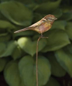 Happy Gardens Staked Bird Garden Ornament Garden Stakes & Rain Gauges