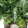 Happy Gardens Standing Brass Spiral Rain Gauge Garden Stakes & Rain Gauges